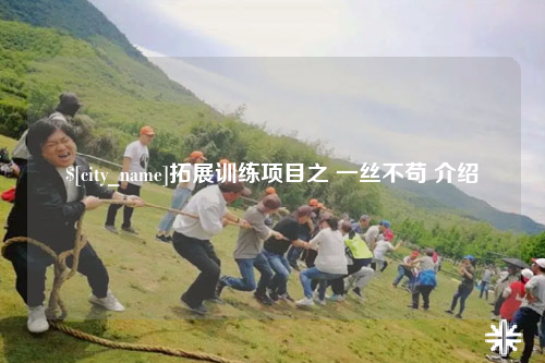 攀枝花拓展训练项目之 一丝不苟 介绍